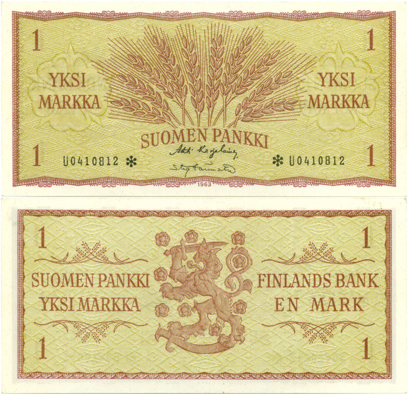 1 Markka 1963 U0410812*